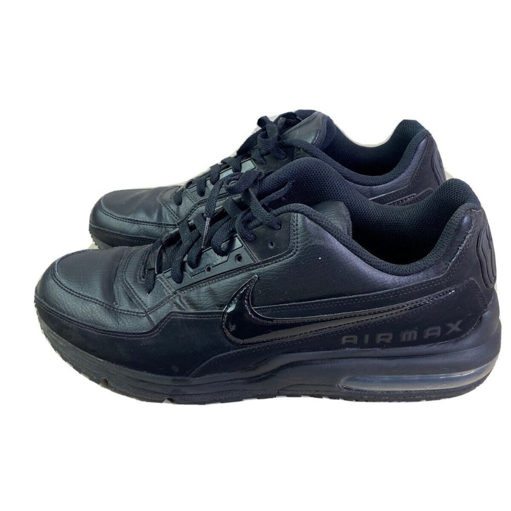 Nike Air Max LTD 3 Triple Black Mens Size 13 Shoes Sneakers 687977-020 GUC